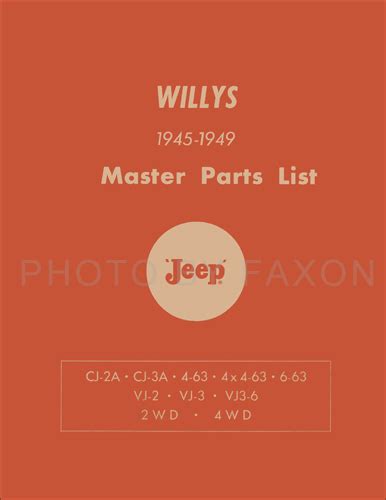 willys race car parts catalog